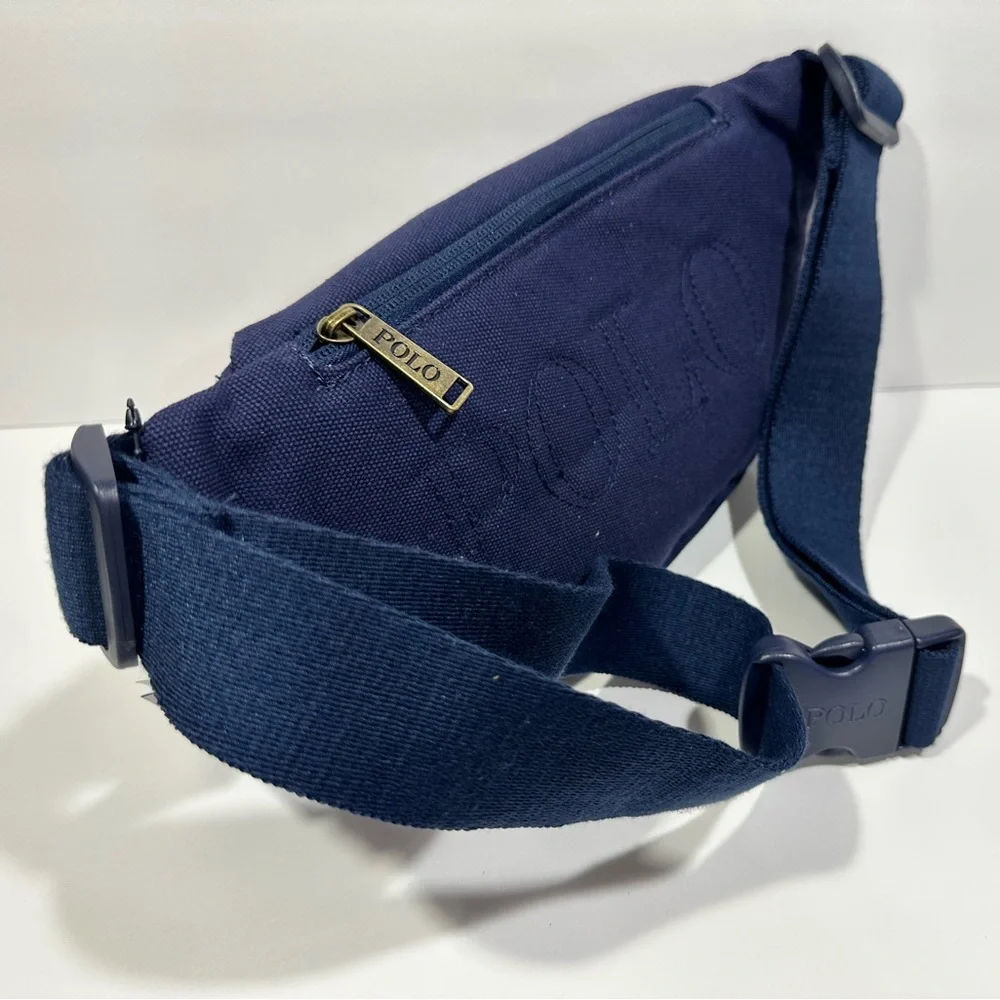Polo by Ralph Lauren Blue Belt Bag with Flag Details - Picture 3 of 16